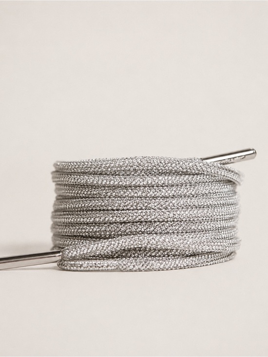 Accessories - Silver Rhinestone shoelaces or hoodie laces